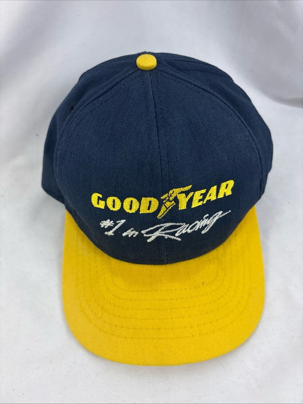 Vintage Goodyear Racing SnapBack Hat Tires Cap - Picture 3 of 11